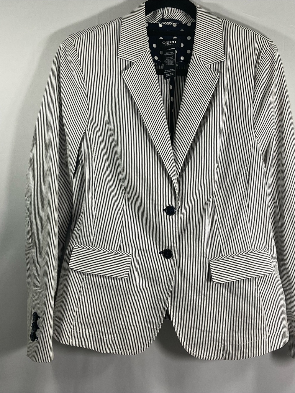 Olsen Europe Pinstripe Blazer